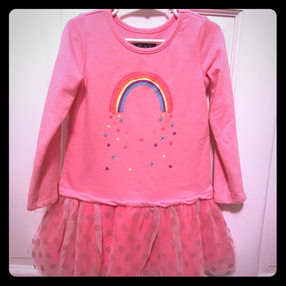 Pink Rainbow Tutu Dress